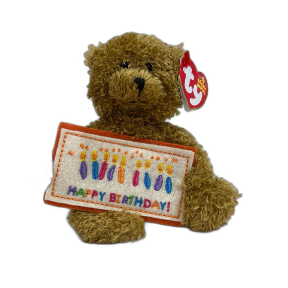 Ty Beanie Babies Happy Birthday The Bear 2006 - Picture 1 of 12